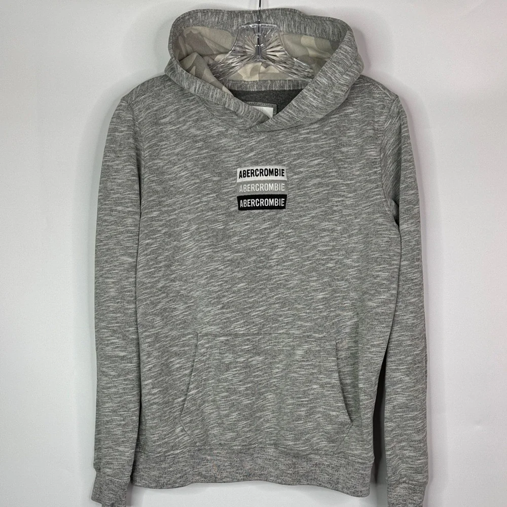 Abercrombie Kids Gray Hooded Sweatshirt Size 15/16
